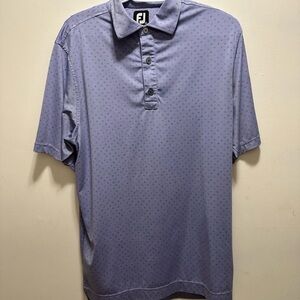 FootJoy Lavender Golf Polo Shirt Performance Fabric